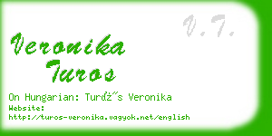 veronika turos business card